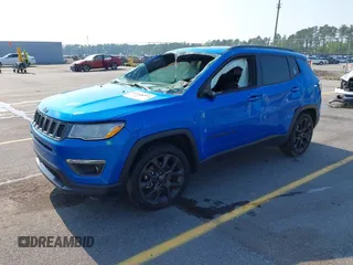 2021 Jeep Compass 80th Anniversary with VIN 3C4NJCEB3MT531703, listed as a IAAI auction lot 42006349 with 73,876 mi miles and . Bid and sale history available at carsss.com. Image 2.