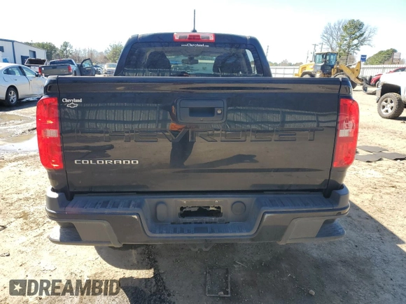 2022 Chevrolet Colorado 2WD Work Truck with VIN 1GCGSBEA4N1262269, listed as a Copart auction lot 46918135 with 26,682 mi miles and Salvage title. Bid and sale history available at DreamBid. Image 6.