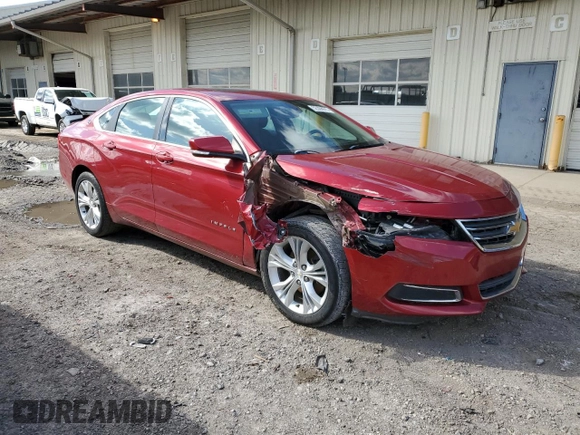 2014 Chevrolet Impala LT with VIN 2G1125S32E9101310, listed as a Copart auction lot 52306975 with 123,393 mi miles and Salvage Title. Bid and sale history available at DreamBid. Image 4.