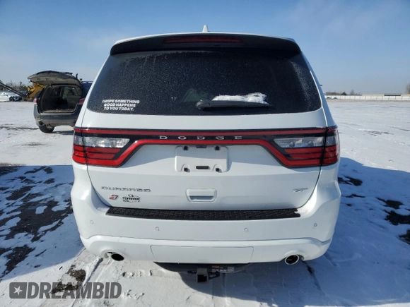 2021 Dodge Durango GT with VIN 1C4RDJDG5MC804906, listed as a Copart auction lot 43946495 with 46,116 mi miles and Salvage title. Bid and sale history available at DreamBid. Image 6.