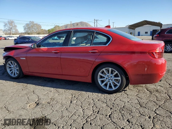 2014 BMW 5 Series 535i xDrive with VIN WBA5B3C5XED535908, listed as a Copart auction lot 47053305 with 78,205 mi miles and Salvage Title. Bid and sale history available at carsss.com. Image 2.