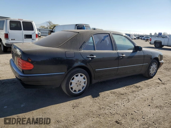 1998 Mercedes-Benz E-Class with VIN WDBJF65F4WA646422, listed as a Copart auction lot 88982785 with 281,524 mi miles and Salvage Title. Bid and sale history available at carsss.com. Image 3.