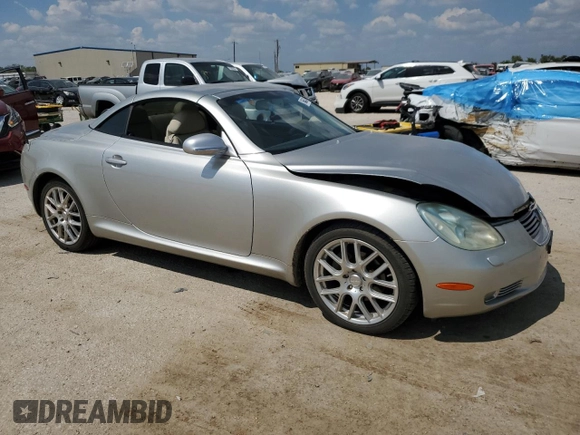 2003 Lexus SC with VIN JTHFN48YX30040974, listed as a Copart auction lot 71664234 with 99,257 mi miles and Salvage Title. Bid and sale history available at carsss.com. Image 4.