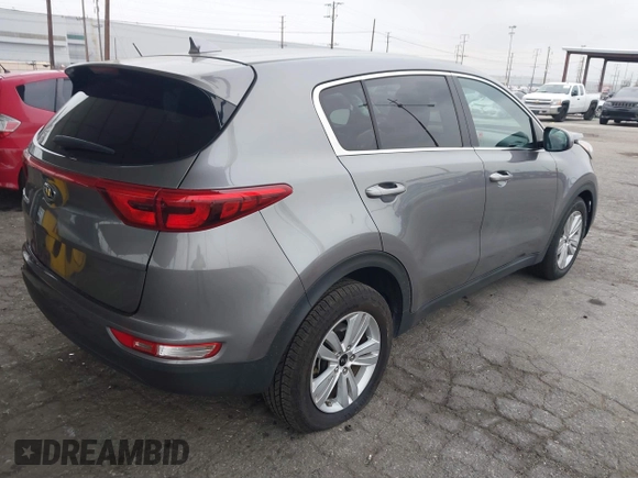 2017 Kia Sportage LX with VIN KNDPM3ACXH7283412, listed as a IAAI auction lot 41896463 with 58,473 mi miles and . Bid and sale history available at carsss.com. Image 4.