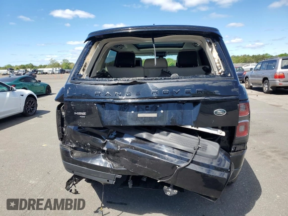 2021 Land Rover Range Rover with VIN SALGS5SE3MA416342, listed as a Copart auction lot 57255025 with 54,901 mi miles and Salvage title. Bid and sale history available at DreamBid. Image 6.