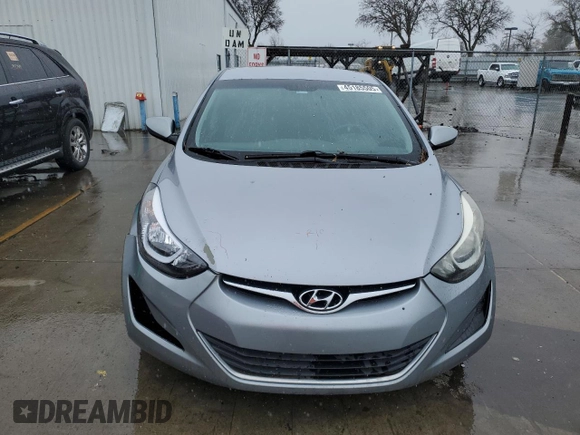2016 Hyundai Elantra SE with VIN 5NPDH4AE5GH774298, listed as a Copart auction lot 45185505 with 175,868 mi miles and Salvage Title. Bid and sale history available at DreamBid. Image 5.