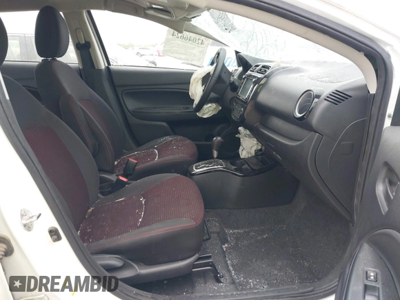 2020 Mitsubishi Mirage SE with VIN ML32F4FJ4LHF02441, listed as a IAAI auction lot 42046624 with 24,794 mi miles and . Bid and sale history available at DreamBid. Image 5.