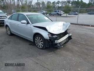 2012 Audi A4 2.0T Premium with VIN WAUBFAFLXCN007072, listed as a IAAI auction lot 41709607 with 76,562 mi miles. Bid and sale history available at carsss.com. Image 1.