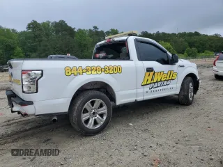 2018 Ford F-150 XL with VIN 1FTMF1C57JFB02794, listed as a Copart auction lot 58041445 with 279,074 mi miles and Salvage title. Bid and sale history available at DreamBid. Image 3.