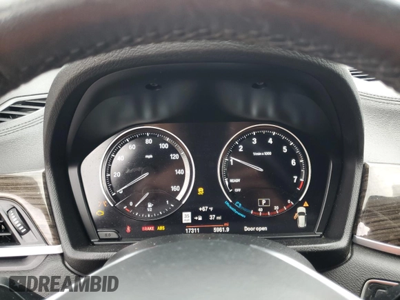 2022 BMW X1 xDrive28i with VIN WBXJG9C0XN5U63096, listed as a Copart auction lot 79253954 with 17,311 mi miles and Salvage title. Bid and sale history available at DreamBid. Image 9.