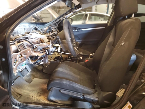 2019 Honda Civic Sedan LX with VIN 19XFC2F66KE021955, listed as a Copart auction lot 43826994 with 0 mi miles and Salvage Title. Bid and sale history available at carsss.com. Image 7.
