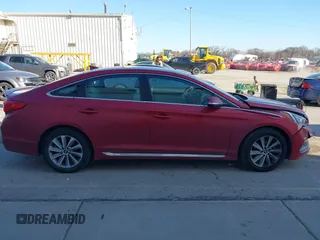 2017 Hyundai Sonata Sport with VIN 5NPE34AF4HH535628, listed as a IAAI auction lot 41721383 with 75,836 mi miles. Bid and sale history available at carsss.com. Image 14.