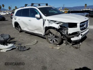 2020 Mercedes-Benz GLS with VIN 4JGFF5KE8LA207597, listed as a Copart auction lot 40661893 with 30,117 mi miles. Bid and sale history available at carsss.com. Image 4.