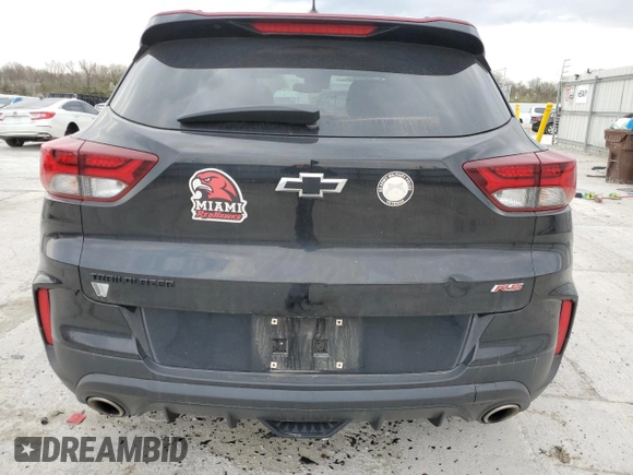 2021 Chevrolet TrailBlazer RS with VIN KL79MTSL1MB076337, listed as a Copart auction lot 47872824 with 70,239 mi miles and . Bid and sale history available at DreamBid. Image 6.