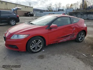 2013 Honda CR-Z EX with VIN JHMZF1C66DS000623, listed as a Copart auction lot 81582714 with 124,071 mi miles and Salvage Title. Bid and sale history available at carsss.com. Image 1.