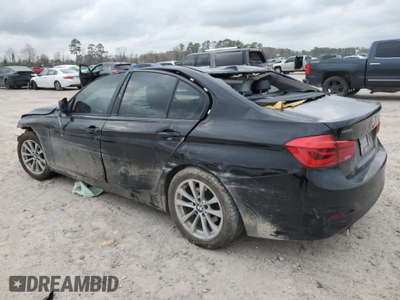 2018 BMW 3 Series 320i with VIN WBA8A9C5XJK622703, listed as a Copart auction lot 47660955 with 131,957 mi miles and Salvage Title. Bid and sale history available at carsss.com. Image 2.