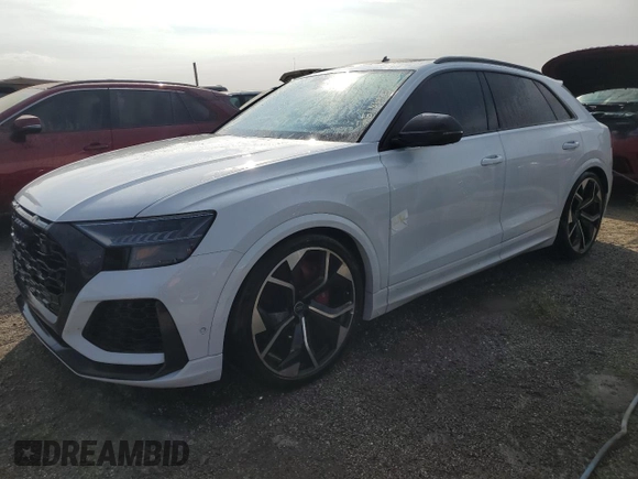 2024 Audi RS Q8 z VIN WU1ARBF19RD000254, wystawiony jako Copart lot #75186144 z przebiegiem Nie podano mil oraz Szkoda całkowita • Salvage title. Historia ofert i sprzedaży dostępna na DreamBid. Obrazek 1.