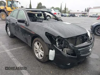 2015 Infiniti Q40 with VIN JN1CV6AP8FM503647, listed as a IAAI auction lot 41908688 with 83,108 mi miles. Bid and sale history available at carsss.com. Image 1.