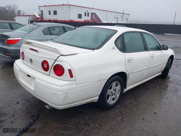 2004 Chevrolet Impala LS with VIN 2G1WH52K749175381, listed as a IAAI auction lot 41148689 with 128,435 mi miles. Bid and sale history available at carsss.com. Image 4.