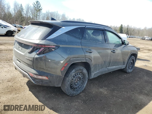 2024 Hyundai Tucson SEL Convenience with VIN KM8JCCD1XRU162395, listed as a Copart auction lot 48345565 with 13,764 mi miles and Salvage Title. Bid and sale history available at carsss.com. Image 3.
