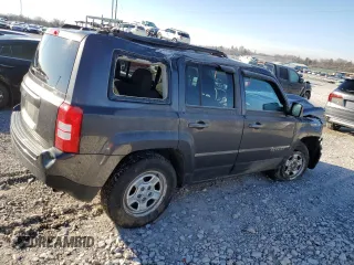 2017 Jeep Patriot Sport SE with VIN 1C4NJPBAXHD122645, listed as a Copart auction lot 45347355 with 74,322 mi miles and Salvage Title. Bid and sale history available at carsss.com. Image 3.