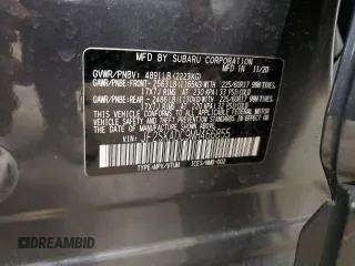 2021 Subaru Forester with VIN JF2SKADC9MH466855, listed as a Copart auction lot 49547435 with 49,501 mi miles and Salvage Title. Bid and sale history available at carsss.com. Image 15.