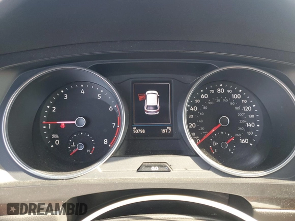 2021 Volkswagen Tiguan SE z VIN 3VV3B7AX1MM096446, wystawiony jako Copart lot #61687855 z przebiegiem 50 798 mil mil oraz Szkoda całkowita • Salvage title. Historia ofert i sprzedaży dostępna na DreamBid. Obrazek 9.