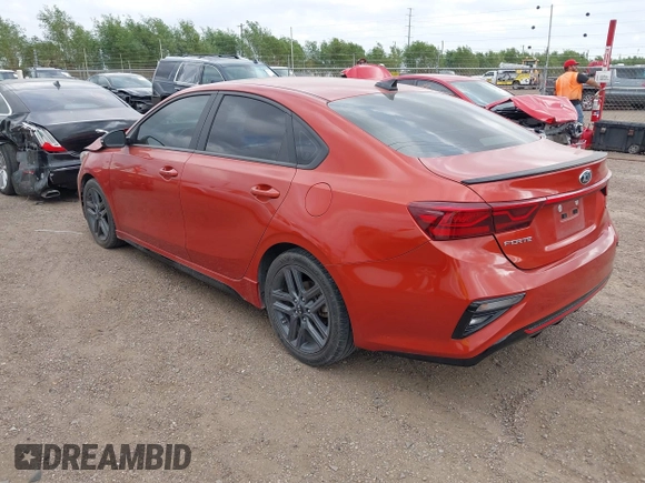 2020 Kia Forte GT-Line with VIN 3KPF34AD9LE255459, listed as a IAAI auction lot 40888407 with 77,679 mi miles. Bid and sale history available at carsss.com. Image 3.