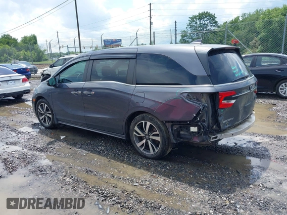2021 Honda Odyssey Touring с VIN 5FNRL6H86MB013953, выставлен на аукционе IAAI как лот 42509136 с пробегом 79 185 миль миль и . История ставок и продаж доступна на DreamBid. Изображение 3.