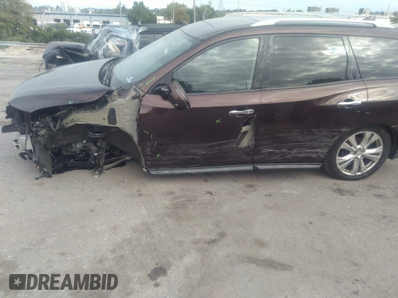 2019 Nissan Pathfinder S z VIN 5N1DR2MM3KC595925, wystawiony jako IAAI lot #40281309 z przebiegiem 58 193 mil mil oraz . Historia ofert i sprzedaży dostępna na DreamBid. Obrazek 6.