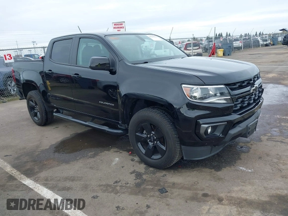 2021 Chevrolet Colorado 2WD LT with VIN 1GCGSCEA3M1178576, listed as a IAAI auction lot 41841016 with 87,291 mi miles and . Bid and sale history available at DreamBid. Image 1.