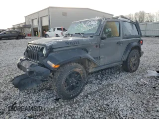 2021 Jeep Wrangler Sport S with VIN 1C4HJXAG4MW719355, listed as a Copart auction lot 80171574 with 62,948 mi miles and Non Repairable. Bid and sale history available at DreamBid. Image 1.