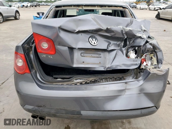 2006 Volkswagen Jetta 2.5L with VIN 3VWRF71K96M799116, listed as a Copart auction lot 54176185 with 181,449 mi miles and Salvage title. Bid and sale history available at DreamBid. Image 6.