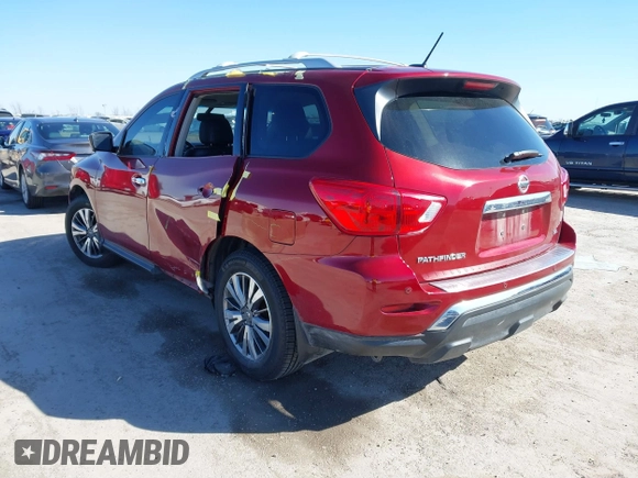 2018 Nissan Pathfinder S with VIN 5N1DR2MN2JC614584, listed as a IAAI auction lot 41372002 with 157,963 mi miles and . Bid and sale history available at DreamBid. Image 3.