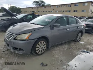 2015 Nissan Sentra SV with VIN 3N1AB7APXFY306871, listed as a Copart auction lot 51761075 with 94,150 mi miles and Clean Title. Bid and sale history available at carsss.com. Image 1.
