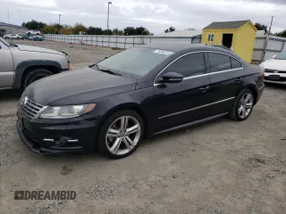 2013 Volkswagen CC R-Line with VIN WVWBP7AN5DE567272, listed as a Copart auction lot 76392474 with 98,450 mi miles and Salvage Title. Bid and sale history available at carsss.com. Image 1.
