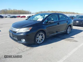 2010 Lexus HS 250h with VIN JTHBB1BA5A2027813, listed as a IAAI auction lot 42044072 with 147,818 mi miles. Bid and sale history available at carsss.com. Image 2.