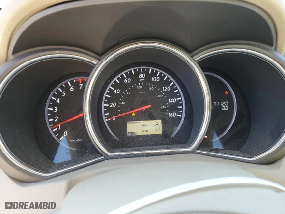2012 Nissan Murano LE with VIN JN8AZ1MW3CW234587, listed as a Copart auction lot 86811454 with 71,120 mi miles and Salvage Title. Bid and sale history available at carsss.com. Image 9.