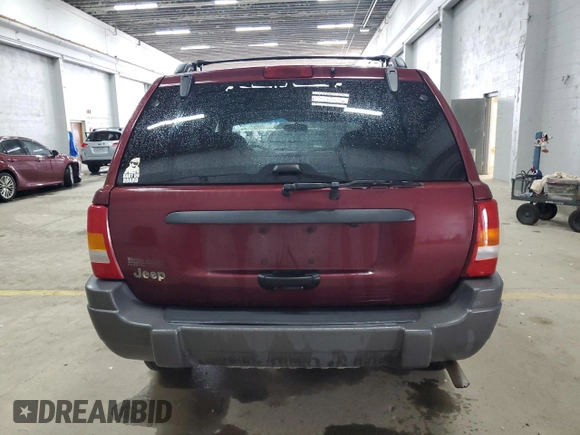 2001 Jeep Grand Cherokee Laredo with VIN 1J4GW48S11C618478, listed as a Copart auction lot 57889965 with Not provided miles and Clean title. Bid and sale history available at DreamBid. Image 6.