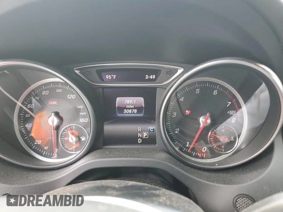 2018 Mercedes-Benz CLA 250 with VIN WDDSJ4GB4JN680371, listed as a Copart auction lot 62461703 with 50,878 mi miles and . Bid and sale history available at DreamBid. Image 9.