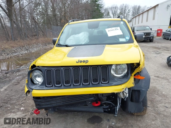 2016 Jeep Renegade Trailhawk with VIN ZACCJBCT2GPC79676, listed as a IAAI auction lot 41941450 with 107,519 mi miles and . Bid and sale history available at carsss.com. Image 11.