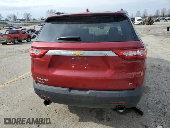 2020 Chevrolet Traverse LT Cloth with VIN 1GNERGKW7LJ198829, listed as a Copart auction lot 47864175 with 73,707 mi miles and Salvage Title. Bid and sale history available at carsss.com. Image 6.