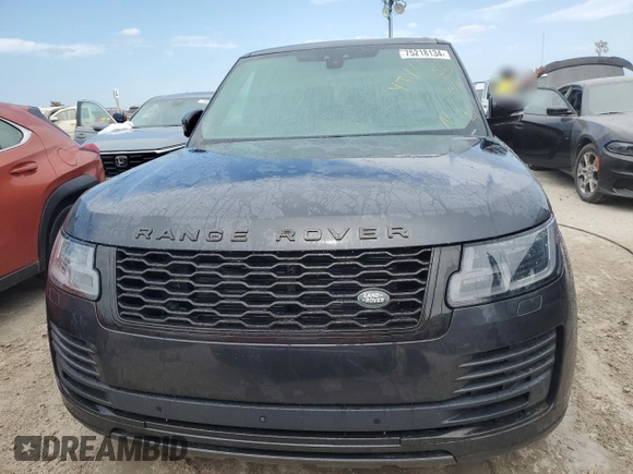2019 Land Rover Range Rover with VIN SALGR2RK6KA543962, listed as a Copart auction lot 75218134 with 64,037 mi miles and Non Repairable. Bid and sale history available at DreamBid. Image 5.