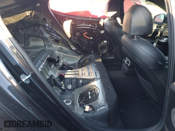 2022 Kia Stinger GT2 with VIN KNAE55LC0N6103561, listed as a Copart auction lot 83761214 with 53,931 mi miles and Salvage Title. Bid and sale history available at DreamBid. Image 10.