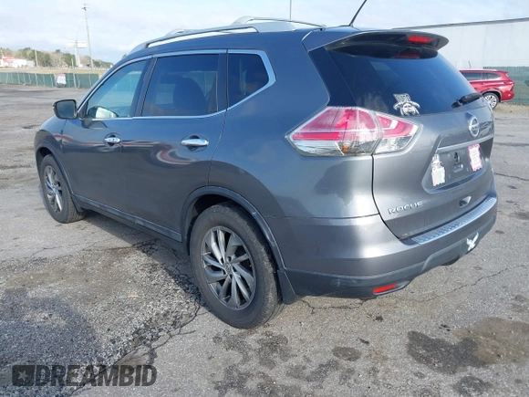 2015 Nissan Rogue SL with VIN 5N1AT2MT2FC821731, listed as a IAAI auction lot 41816538 with 159,659 mi miles. Bid and sale history available at carsss.com. Image 3.