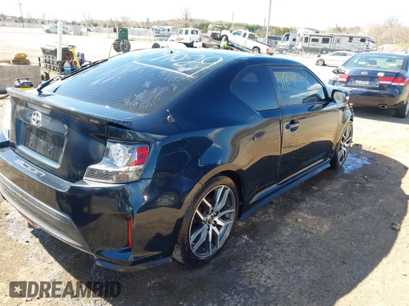 2016 Scion tC with VIN JTKJF5C71GJ020893, listed as a IAAI auction lot 41891029 with 76,341 mi miles. Bid and sale history available at carsss.com. Image 4.