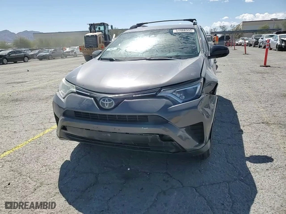 2017 Toyota RAV4 LE with VIN JTMZFREV1HJ105649, listed as a Copart auction lot 51488355 with 207,126 mi miles and Salvage Title. Bid and sale history available at carsss.com. Image 12.