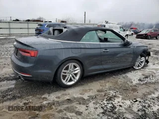 2019 Audi A5 Cabriolet Premium z VIN WAUWNGF59KN006471, wystawiony jako Copart lot #43563665 z przebiegiem 19 627 mil mil oraz Szkoda całkowita • Salvage title. Historia ofert i sprzedaży dostępna na DreamBid. Obrazek 3.
