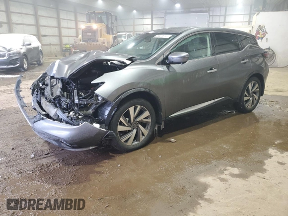 2021 Nissan Murano SL with VIN 5N1AZ2CS2MC140084, listed as a Copart auction lot 88408795 with 67,547 mi miles and Salvage Title. Bid and sale history available at DreamBid. Image 1.