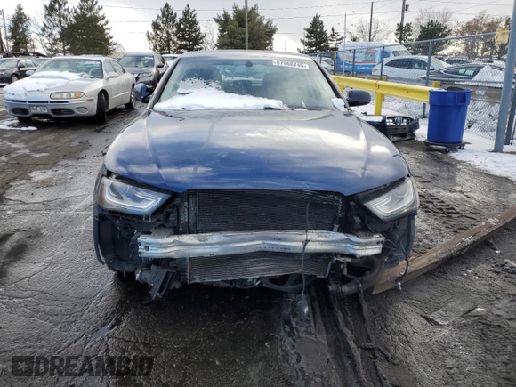 2013 Audi A4 Premium Plus с VIN WAUFFAFL5DN029533, выставлен на аукционе Copart как лот 87968745 с пробегом Не указан миль и На запчасти • Non repairable. История ставок и продаж доступна на DreamBid. Изображение 5.